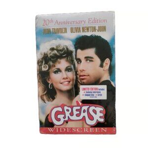 Grease 20th Anniversary Edition VHS Widescreen Factory Sealed Travolta Newton